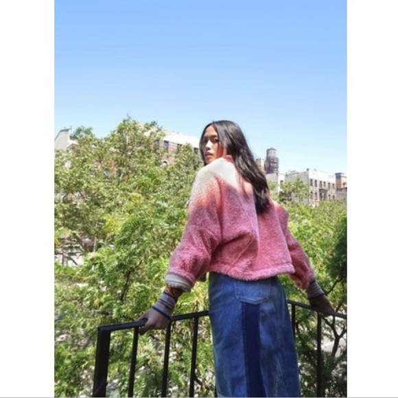 FREE PEOPLE CORAL TEDDY FAUX FUR JACKET NWT - Picture 4 of 10